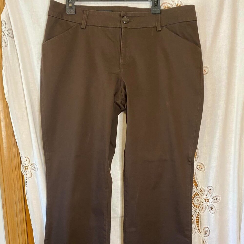 Lee Modern Series Brown Bootcut Pants 16S
